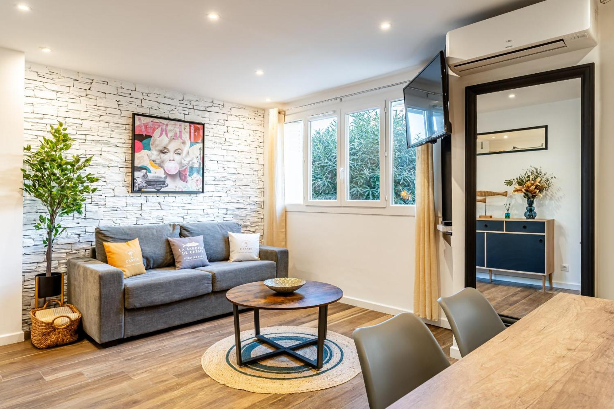 Cassis Le Marignan- Rdc - Garage - Classe 3 Etoiles Zewnętrze zdjęcie