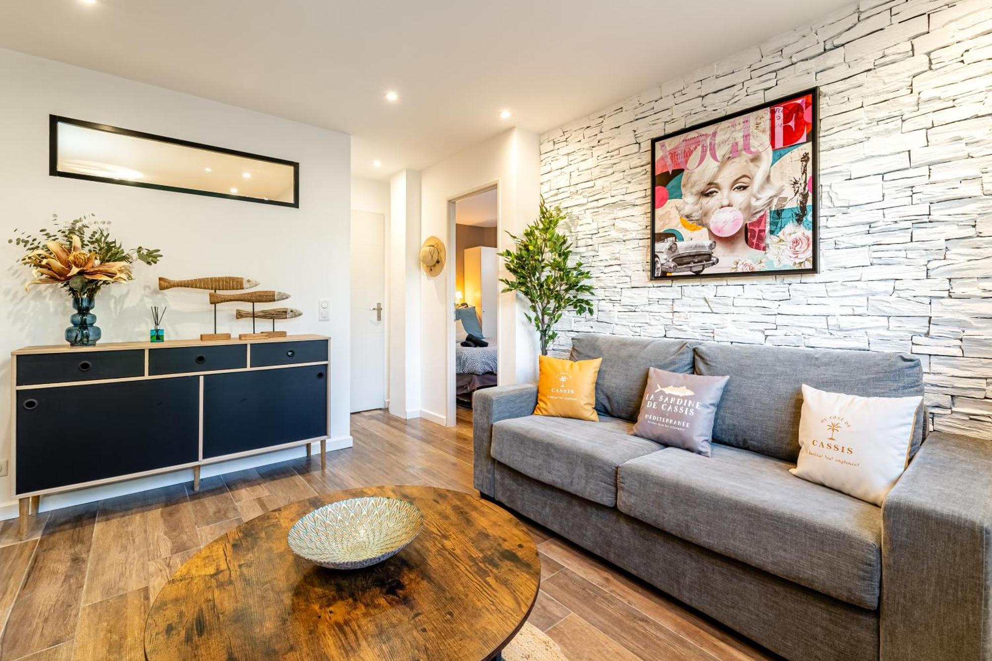 Cassis Le Marignan- Rdc - Garage - Classe 3 Etoiles Zewnętrze zdjęcie